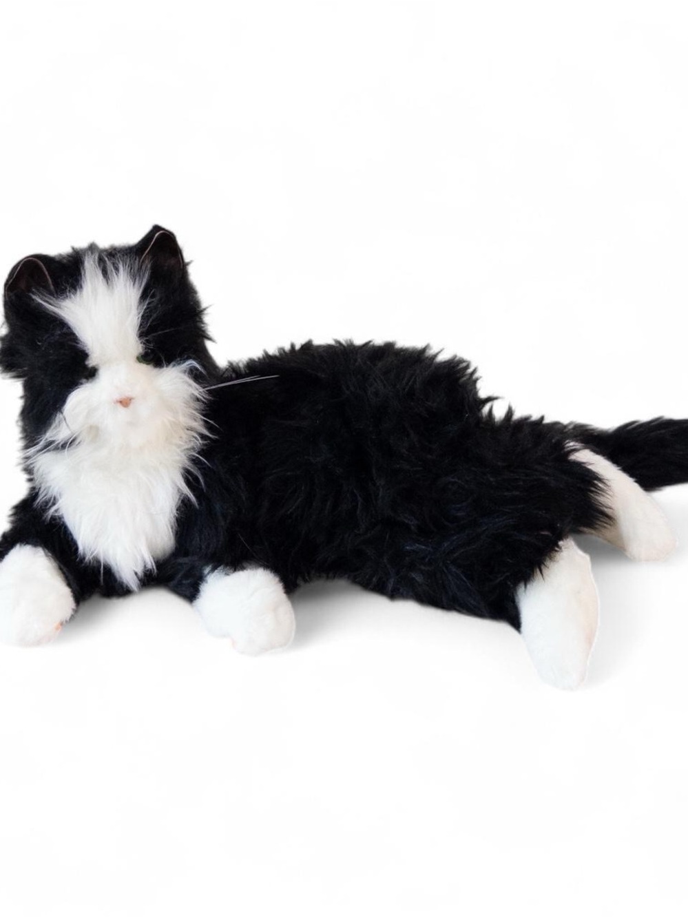 Joy For All Tuxedo Cat Companion Pet Robotic Realistic Black White Kitten Toy